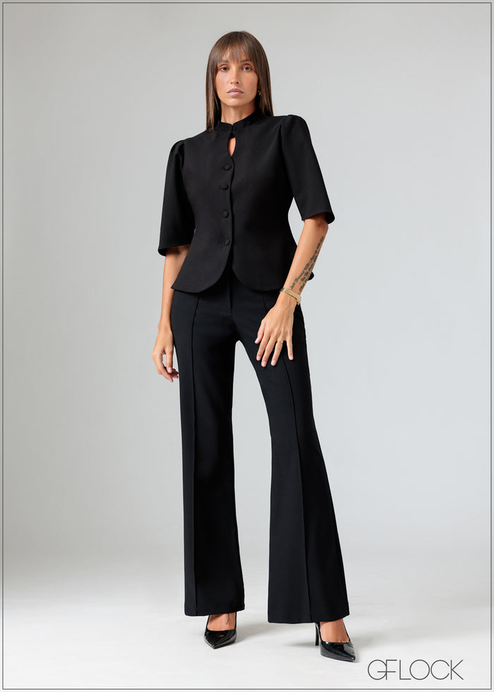 Puffed Sleeve Top - 070426