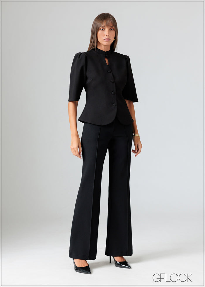 Puffed Sleeve Top - 070426