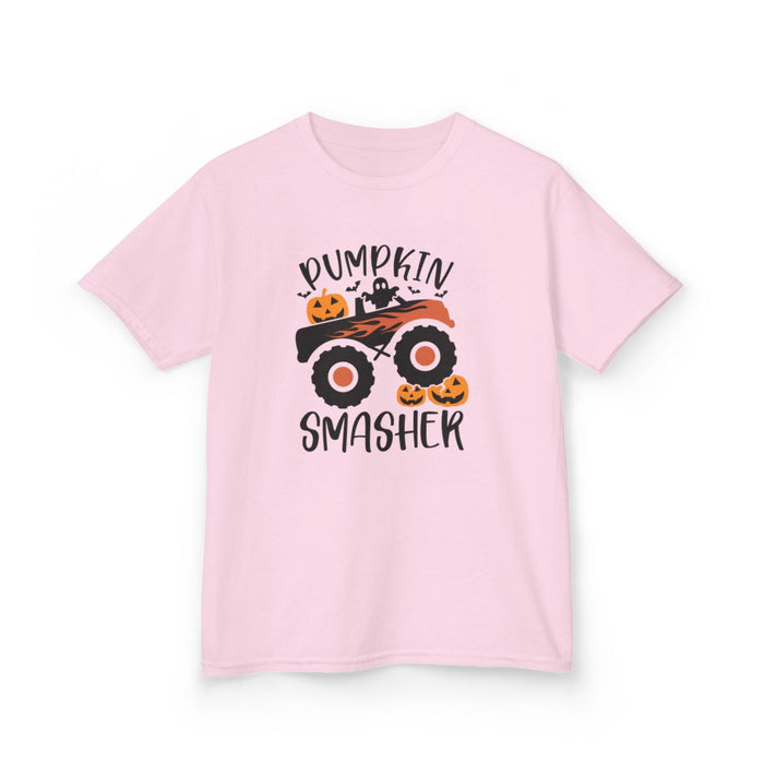 Pumpkin Smasher Monster Truck Halloween T-Shirt - funny t-shirt by Cheeky Business
