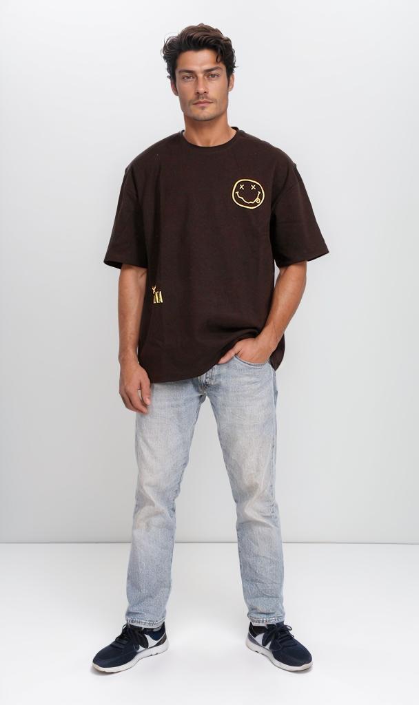 R204825 - Nirvana Skeleton Band Graphic T-Shirt – Black
