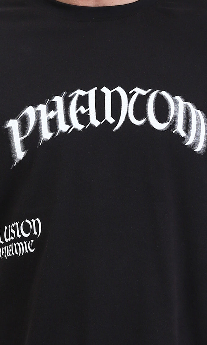 R207701 - Crew Neck Regular Summer Tee - Black