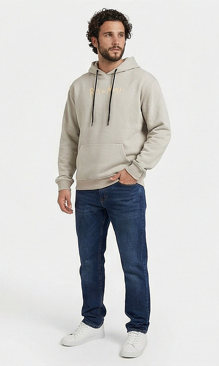 R207858 - Melton Graphic Hoodie - Light Green