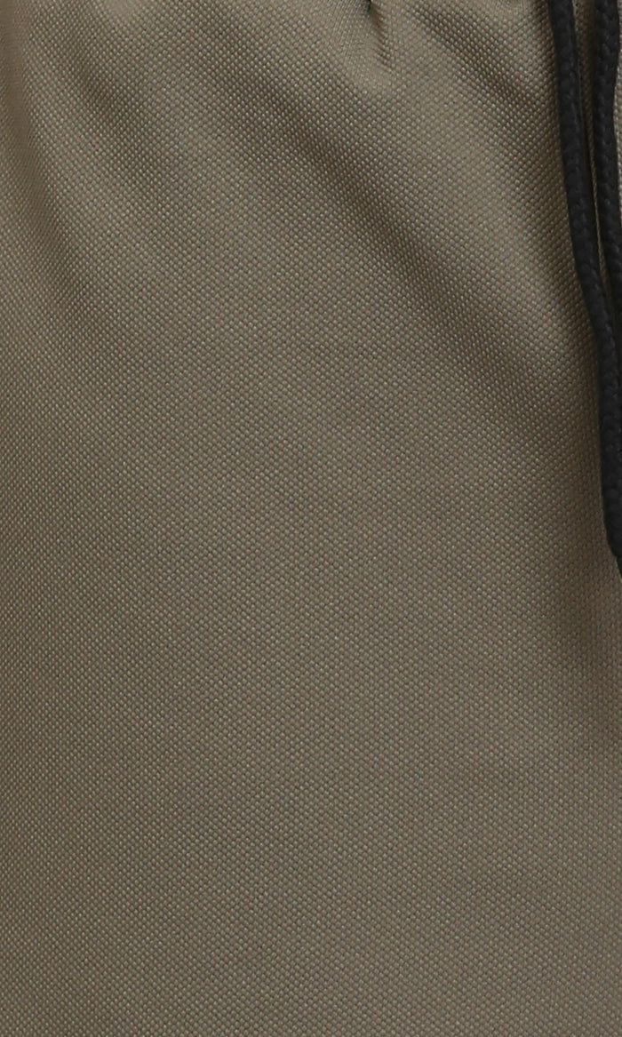 R208825 - Slip On Solid Casual Shorts - Dark Olive