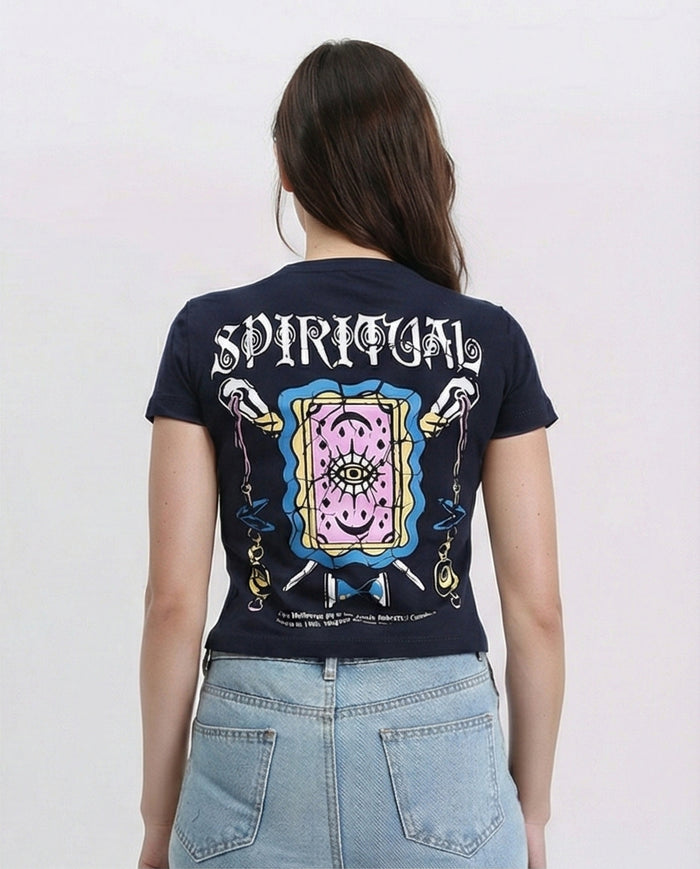 R209433 - Regular Fit Short Sleeves Summer Tee - Navy Blue