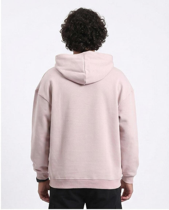 R214276 - "Rolling Stone" Slip On Hoodie - Dusty Rose
