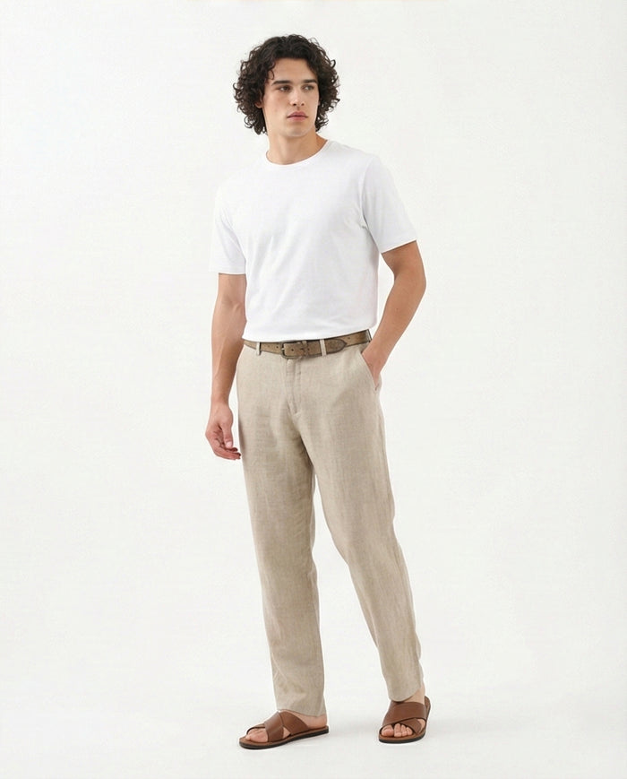 R215859 - Solid Crew Neck Short Sleeves Basic Tee - White