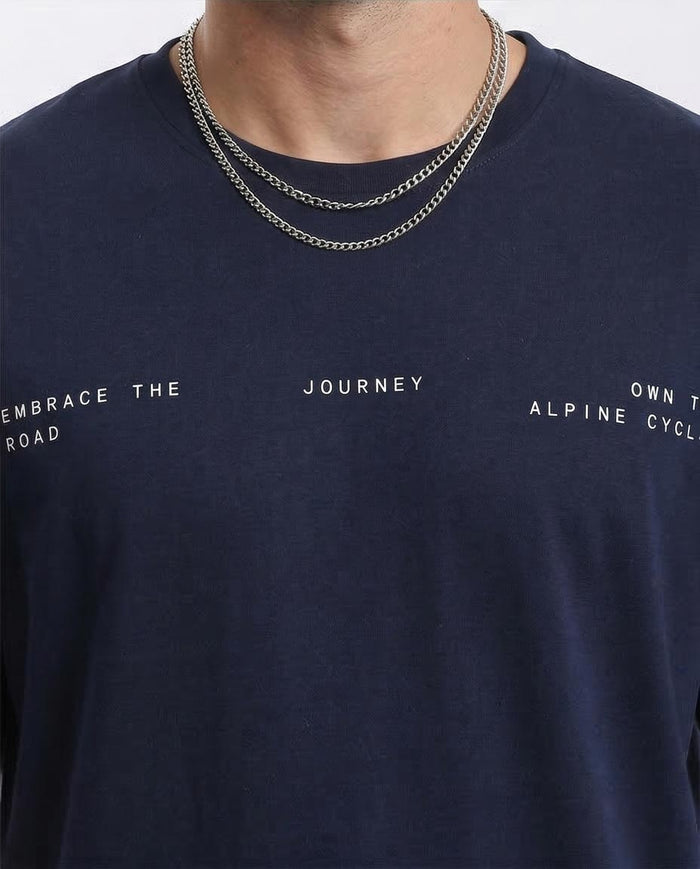 Ravin "Alpine Journey" Graphic T-Shirt – Navy - Navy Blue - R209388