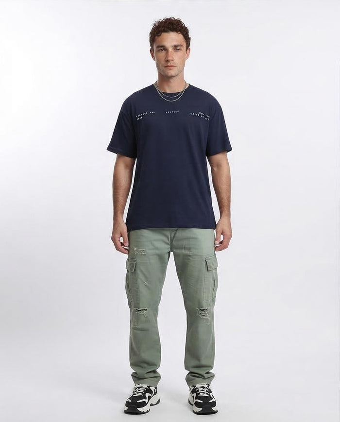 Ravin "Alpine Journey" Graphic T-Shirt – Navy - Navy Blue - R209388