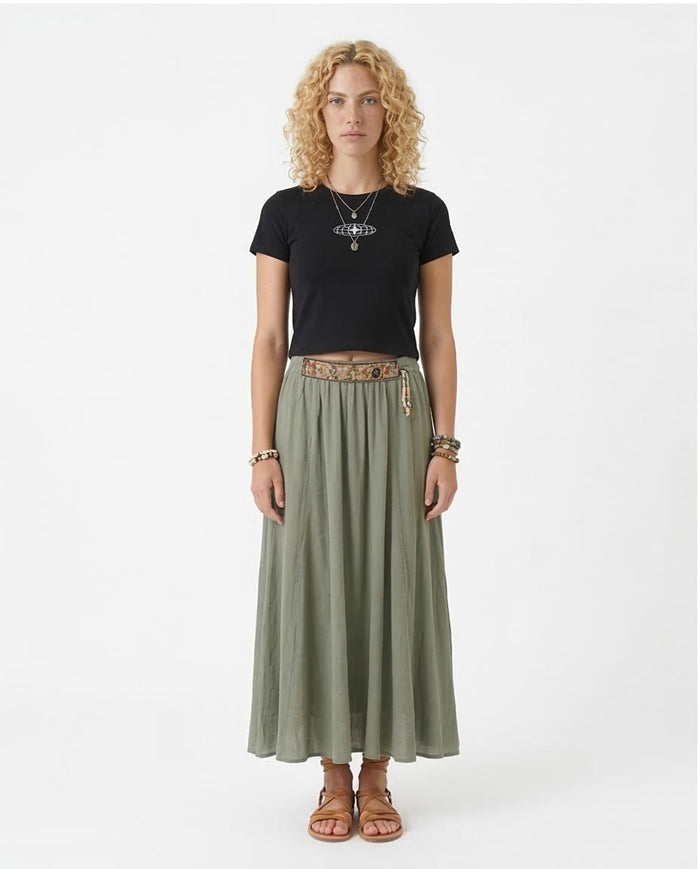 Ravin Butterfly Aura Graphic Baby Tee - Black - R208508