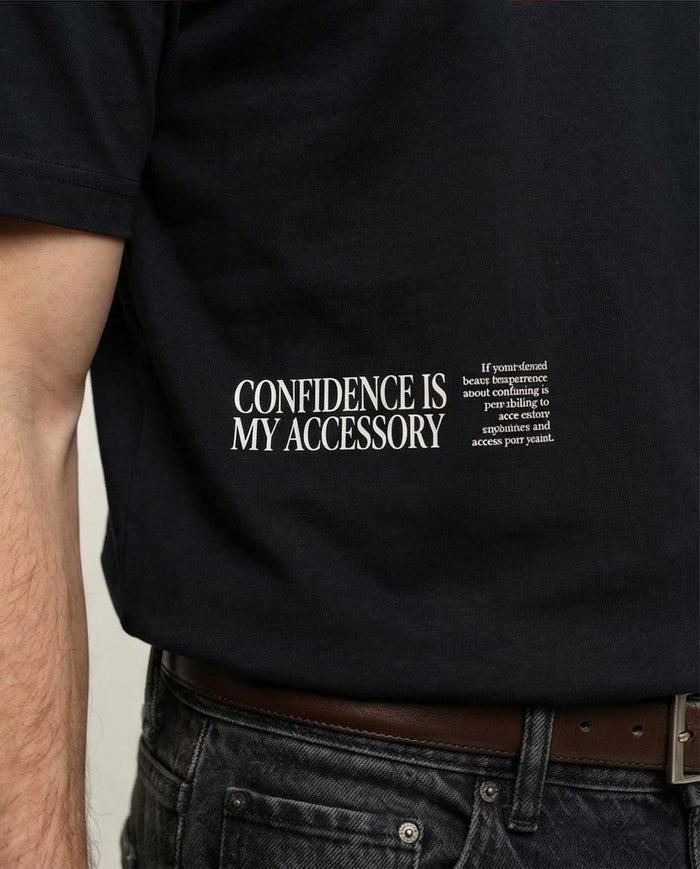 Ravin "Confidence" Graphic Tee – Signature Series in Black - R209369