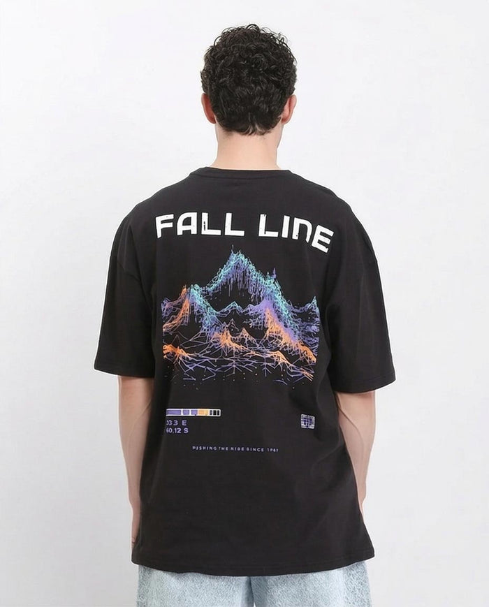 Ravin "Fall Line" Topographic Graphic Oversized T-Shirt - R211618