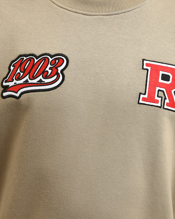 Ravin Heritage "1903" Patch Sweatshirt – Sport Luxe Edition - Light Coffee - R215073