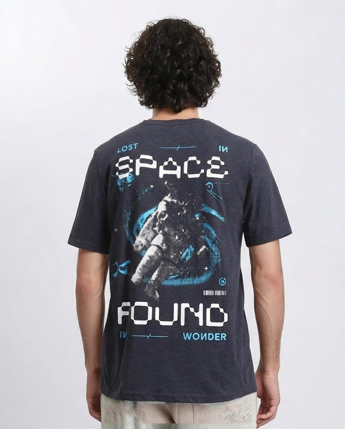 Ravin "Lost in Space" Graphic Tee – Heather Black - Heather Charcoal - R208583