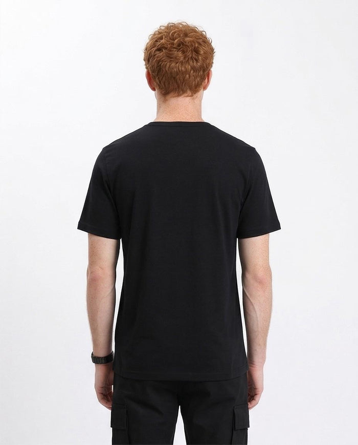 RAVIN Men’s "Always Look Behind" Graphic T-Shirt – Elevated Street Collection - Black - R209364
