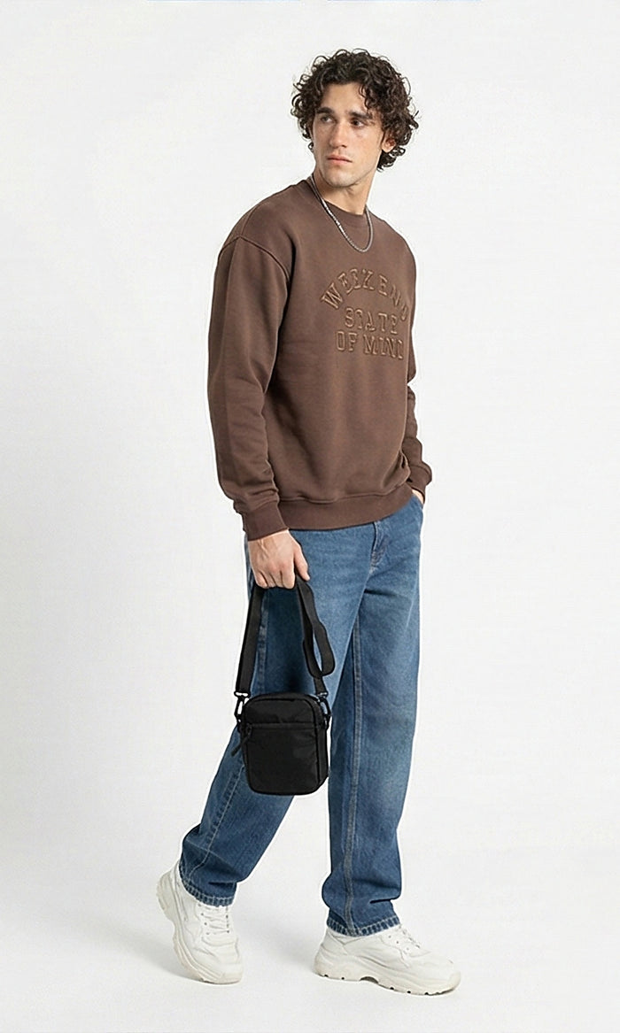 Ravin Men's Brown Weekend State of Mind Sweatshirt