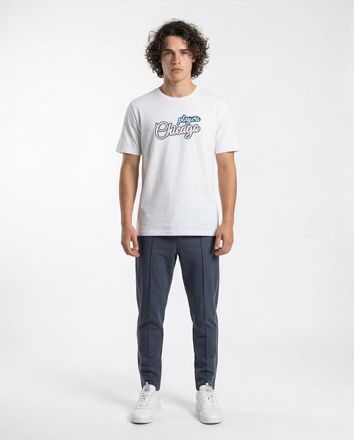 Ravin Men's "Chicago 27" Graphic Cotton T-Shirt - White - R212490