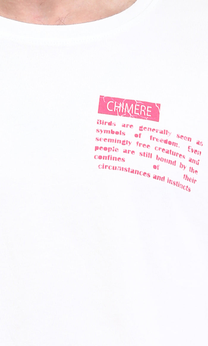 Ravin Men’s "Chimere" Graphic T-Shirt – White - R209425