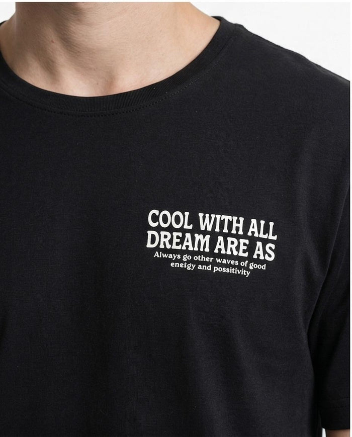 Ravin Men's "Cool With All Dreams" Graphic Tee – Elevated Street Black - R209363