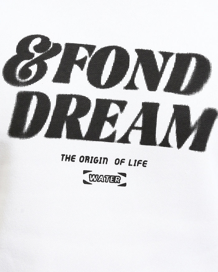 Ravin Men’s "FOND DREAM" Graphic Sweatshirt – White - R214403