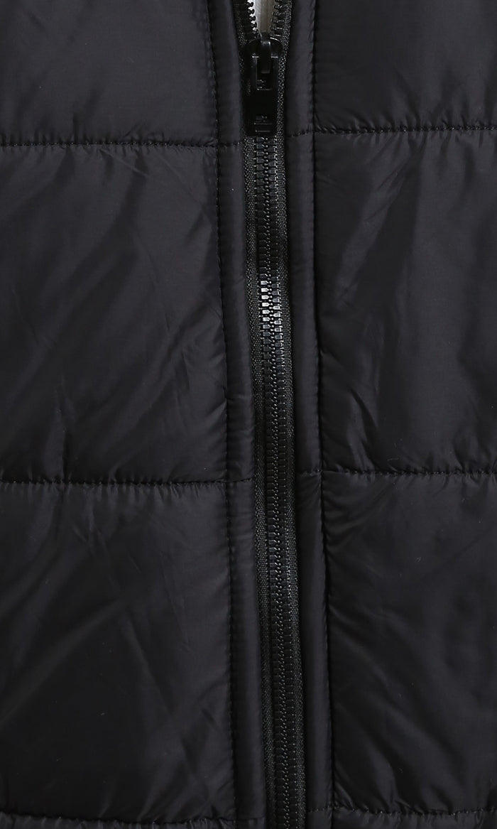 Ravin Men’s Horizontal Quilted Lightweight Puffer Jacket - Black - R211350
