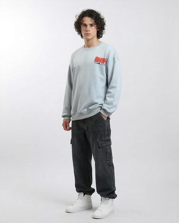 RAVIN Men’s "Hype Anywhere" Drop-Shoulder Sweatshirt – Dusty Aqua - R215626