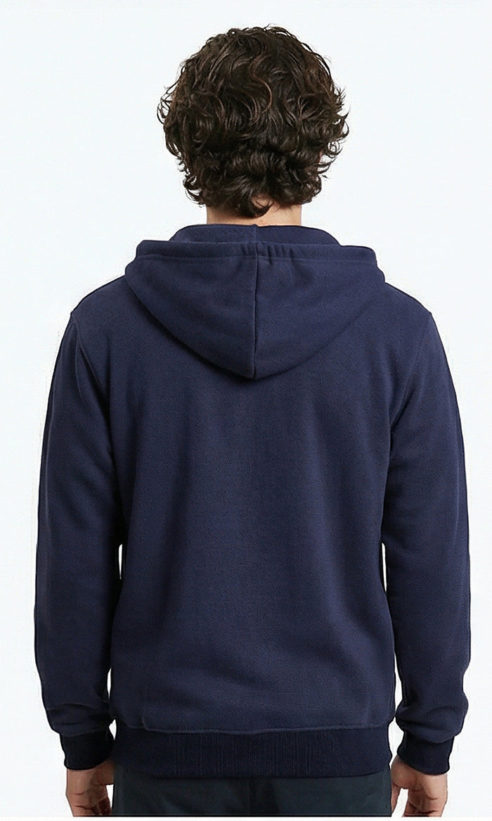 Ravin Men's Navy Zip-Up Essential Hoodie
