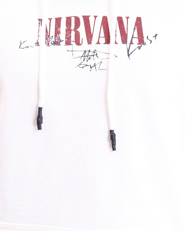 Ravin Men’s Nirvana Graphic Print Oversized Hoodie – Off-White - R212187
