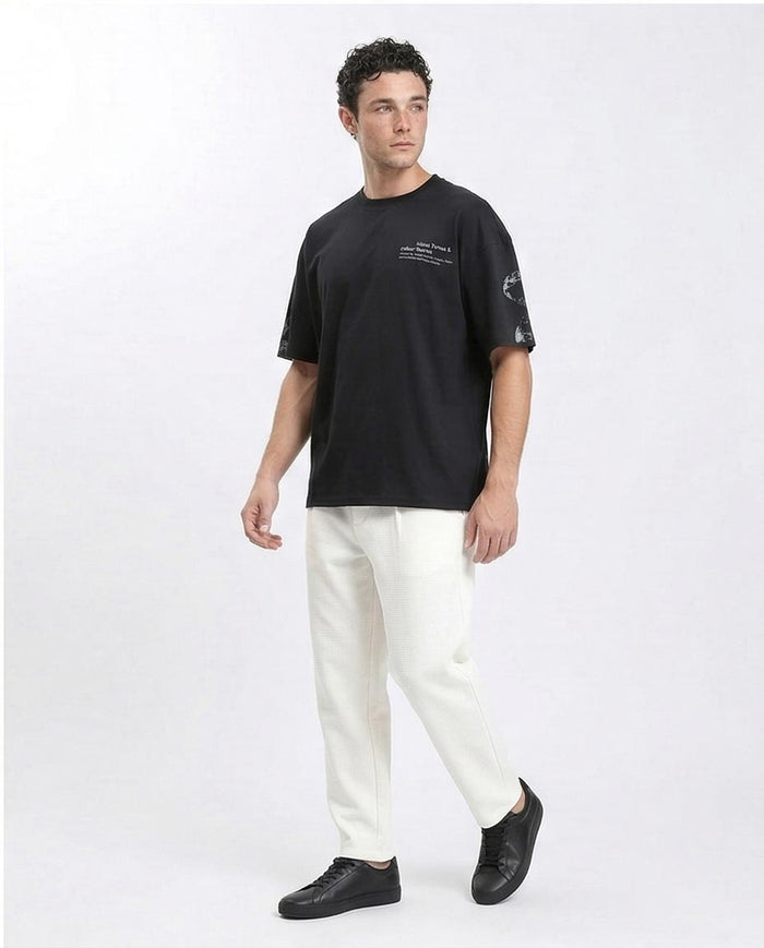 RAVIN Men’s Oversized "2666" Graphic T-Shirt – Elevated Street Collection - R210527