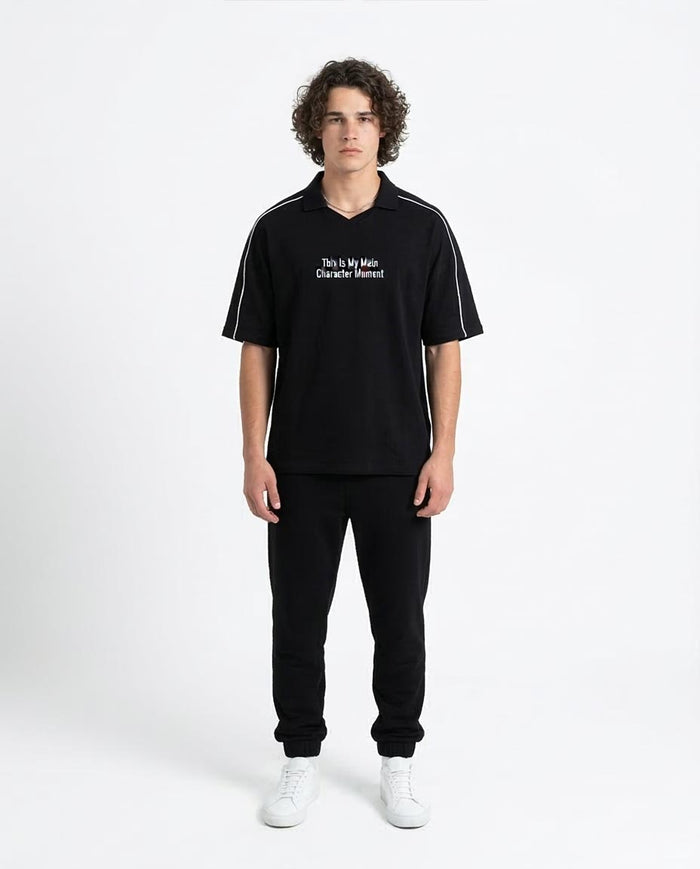 Ravin Men's Oversized Piquet Polo – "Main Character" Edition -R215953
