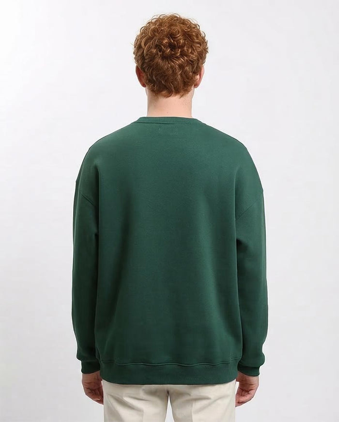 Ravin Men's Premium Over-Sized Crewneck Sweatshirt – Forest Green - R215625