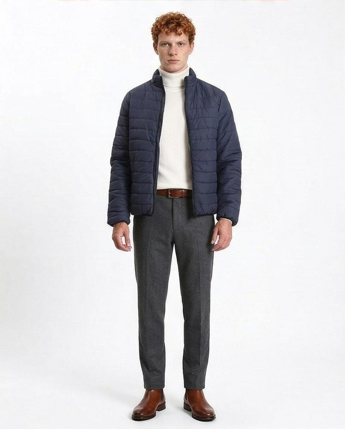 Ravin Men's Puffer Jacket - Stay Warm and Stylish in Navy - R211819