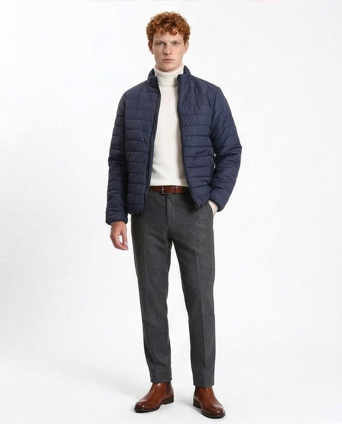 Ravin Men's Puffer Jacket - Stay Warm and Stylish in Navy - R211819