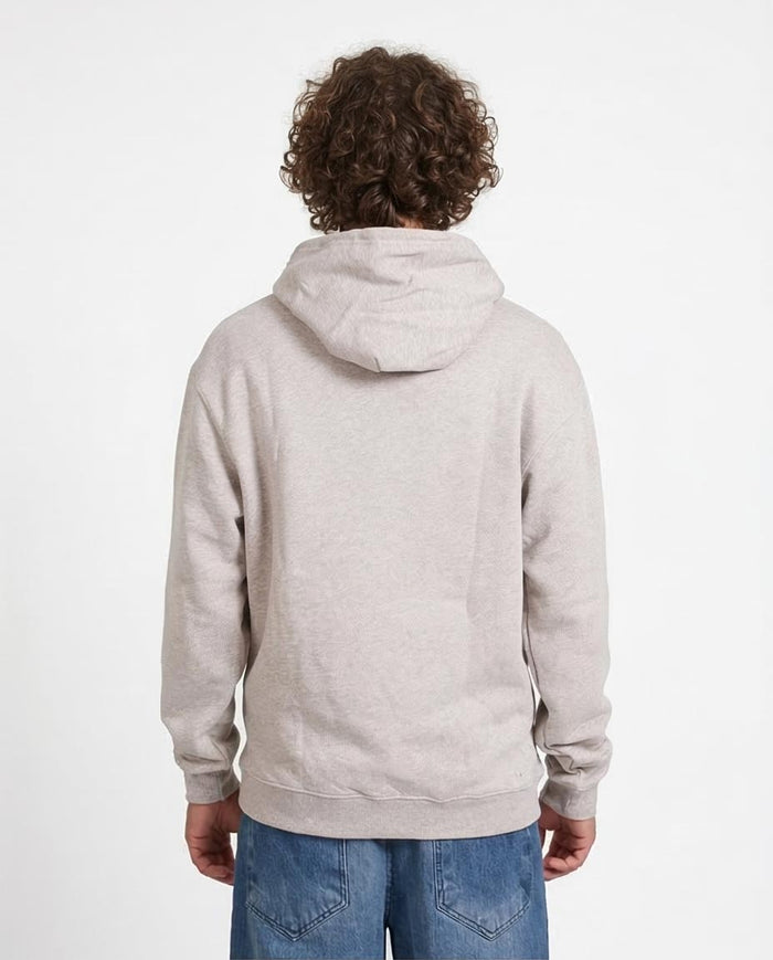 Ravin Men’s Relaxed Fit Beige Hoodie with Contrast Drawstrings - R206835