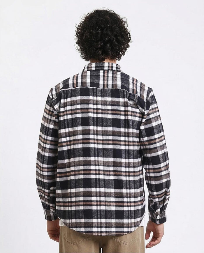 Ravin Men's Relaxed Fit Flannel Plaid Shirt - Earthy Multi - R213198