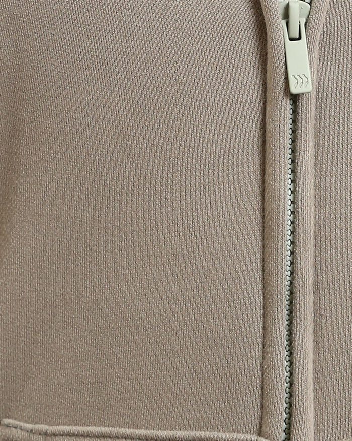 Ravin Men’s Relaxed-Fit Zip-Up Hoodie – Taupe - R214037