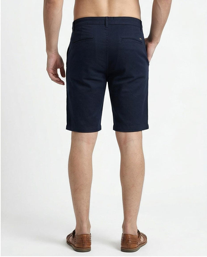 Ravin Men’s Slim-Fit Navy Chino Shorts – Classic Tailored Casual Shorts for Men - O199082