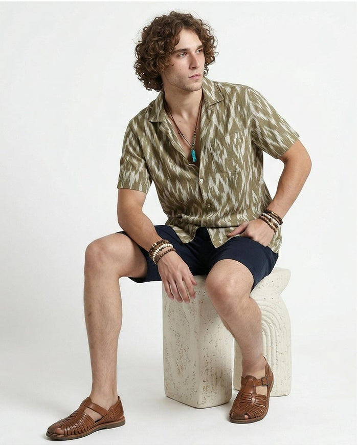 Ravin Men’s Slim-Fit Navy Chino Shorts – Classic Tailored Casual Shorts for Men - O199082