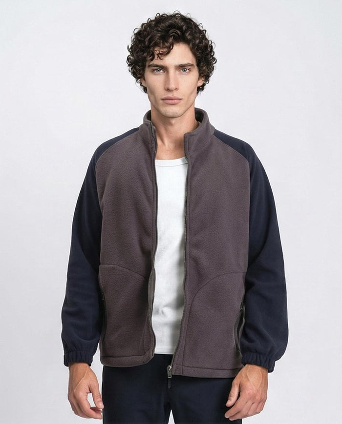 Ravin Men's Two-Tone Raglan Fleece Zip-Up Jacket