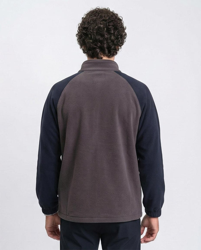 Ravin Men’s Two-Tone Raglan Fleece Zip-Up Jacket - R214033