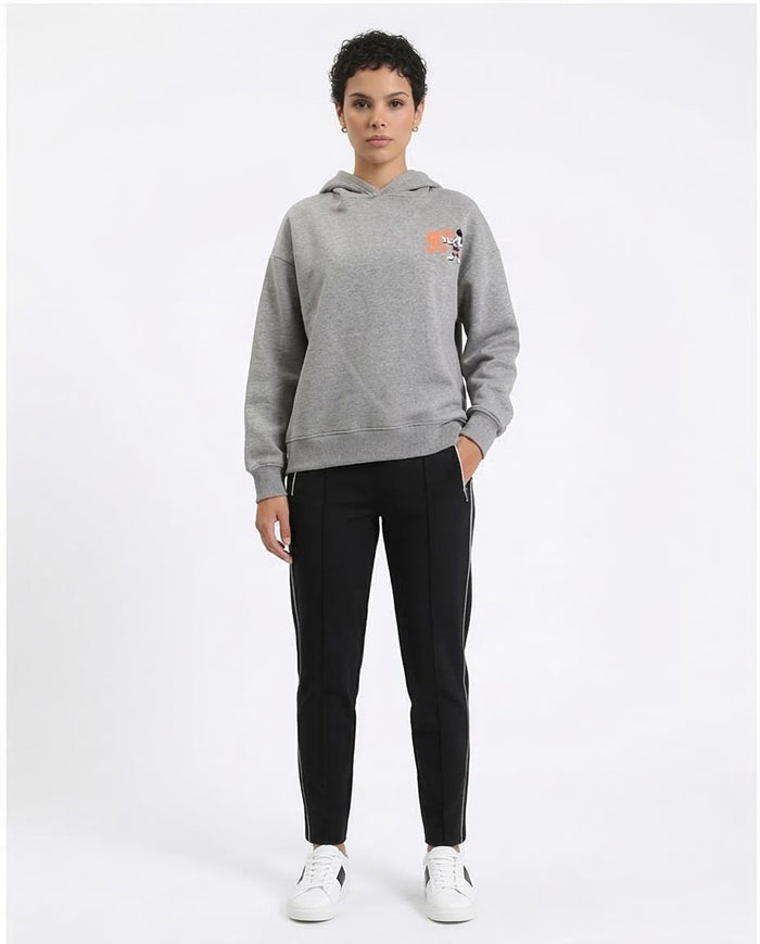 Ravin Mickey Mouse "Athletics 97" Oversized Fleece Hoodie – Heather Grey - R212050