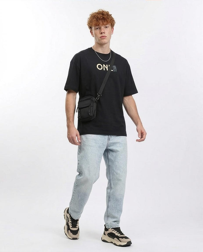 Ravin × One Piece Men’s Gear 5 Luffy Oversized Graphic T-Shirt – Black - R210531
