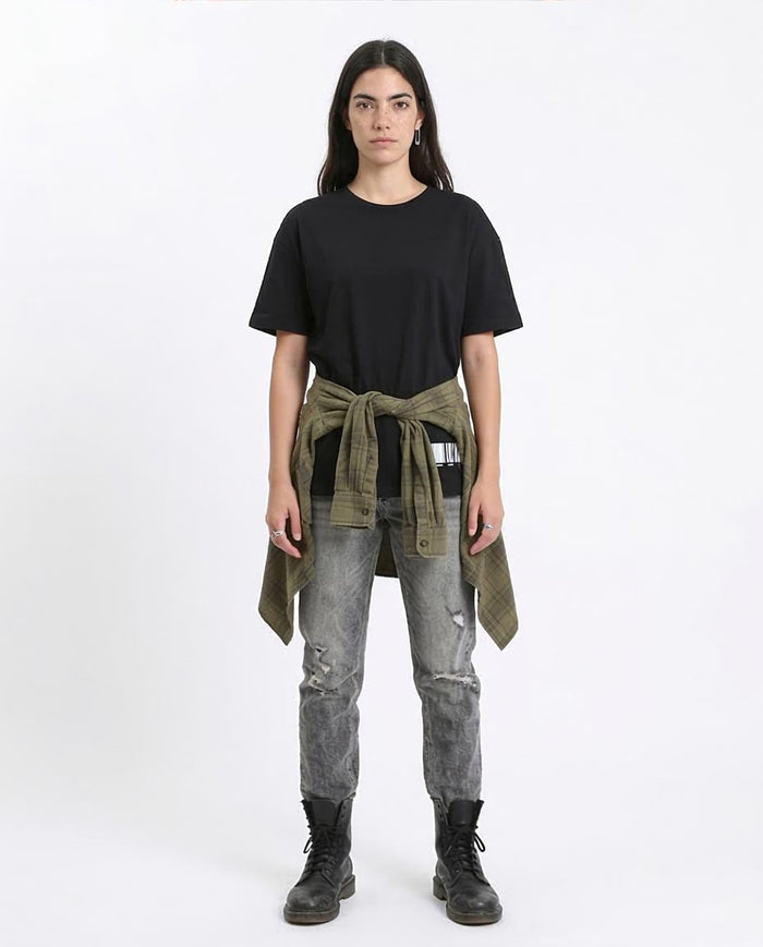 Ravin Oversized Graphic Tee – Gummy Bear Back Print & Barcode Detail - R208498