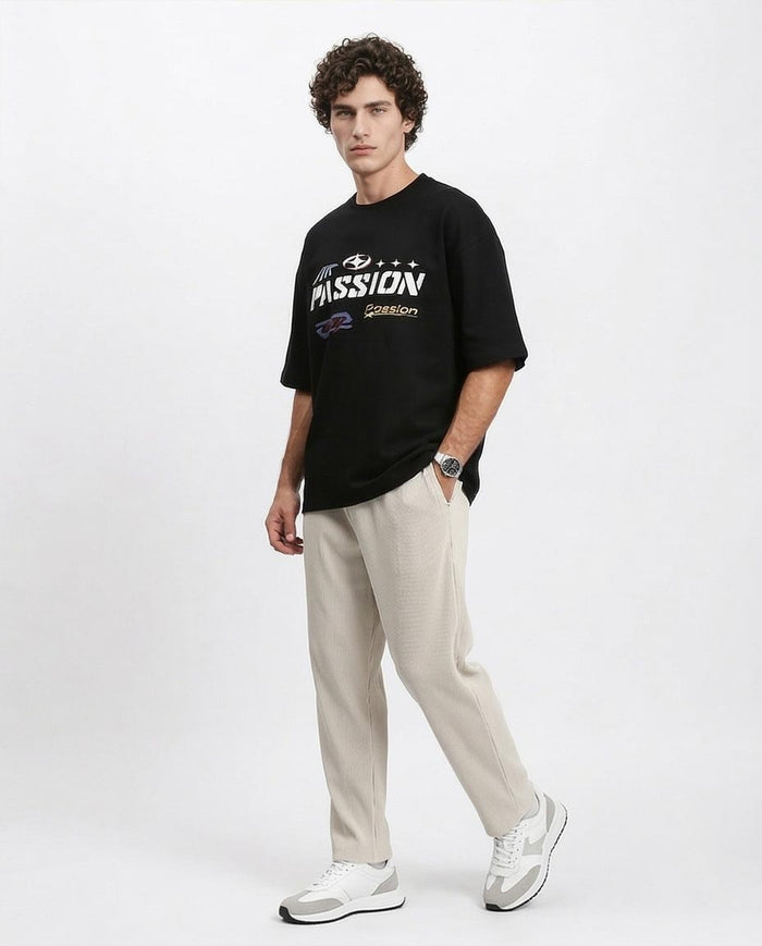 RAVIN | Oversized "Passion & Fantasy" Graphic Heavyweight T-Shirt - R212293