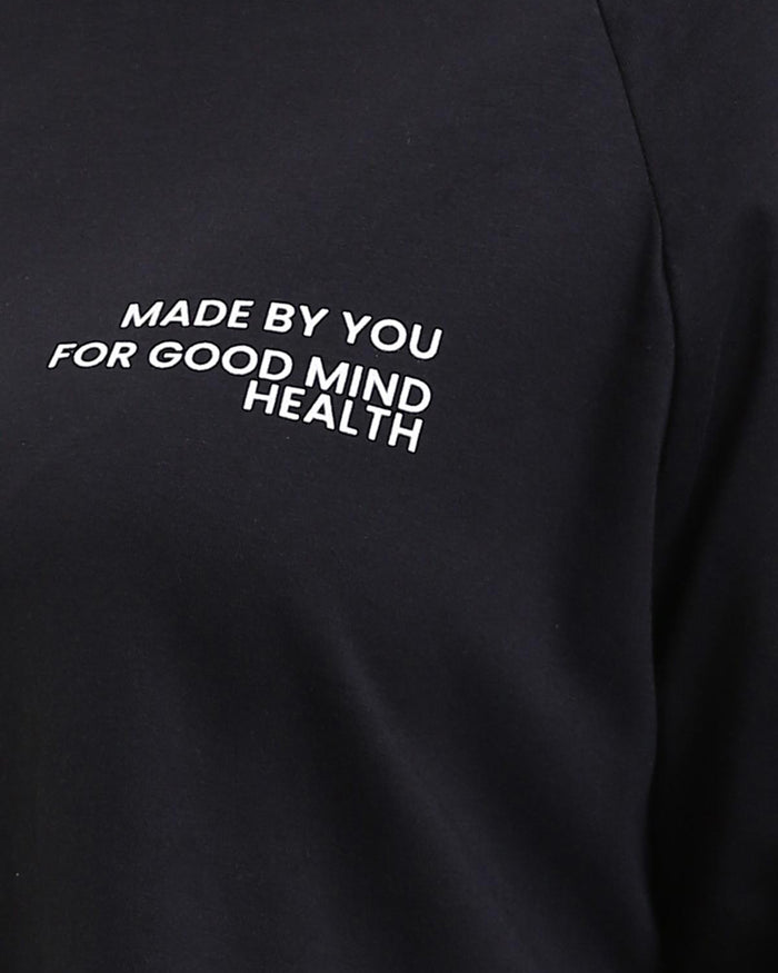 RAVIN Oversized Raglan "Future Just Made" Graphic T-Shirt – Black - R205517