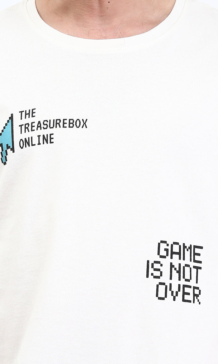 Ravin Pixel-Art "Legendary" Graphic Tee – White - R209424