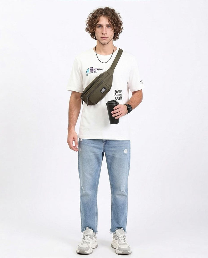 Ravin Pixel-Art "Legendary" Graphic Tee – White - R209424