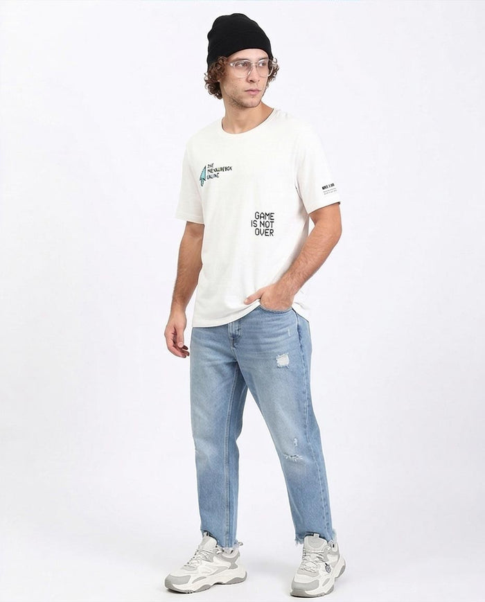 Ravin Pixel-Art "Legendary" Graphic Tee – White - R209424