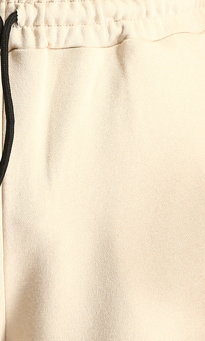 Ravin Premium Wide-Leg Fleece Sweatpants - Oatmeal Beige - R213762