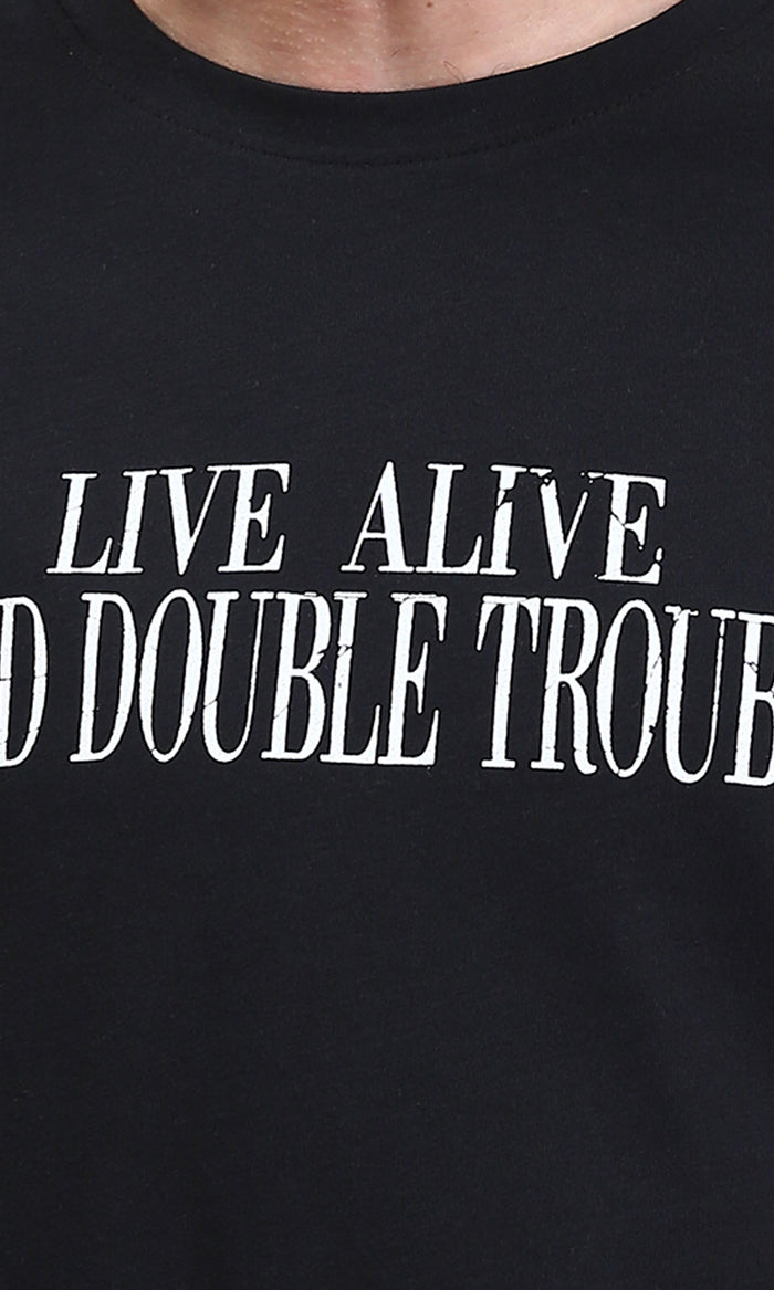 Ravin | Stevie Ray Vaughan "Live Alive" Oversized Graphic Tee - R210530