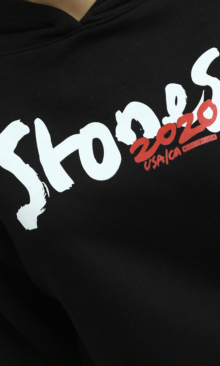 Ravin × The Rolling Stones 2020 USA/CA Tour Oversized Graphic Hoodie – Black - o197572